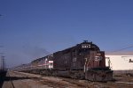 SP 8307 leading Amtrak